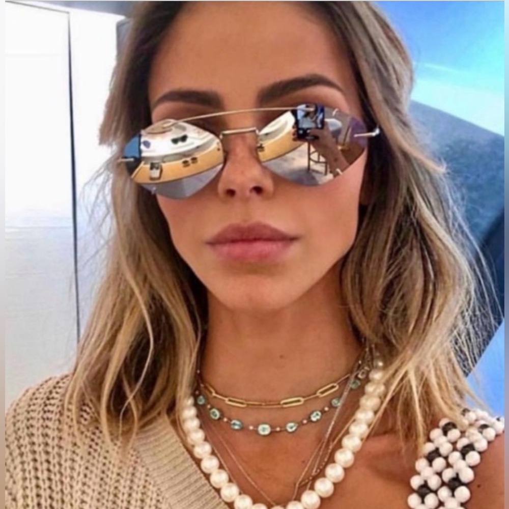 NEW Dior Silver Sunglasses